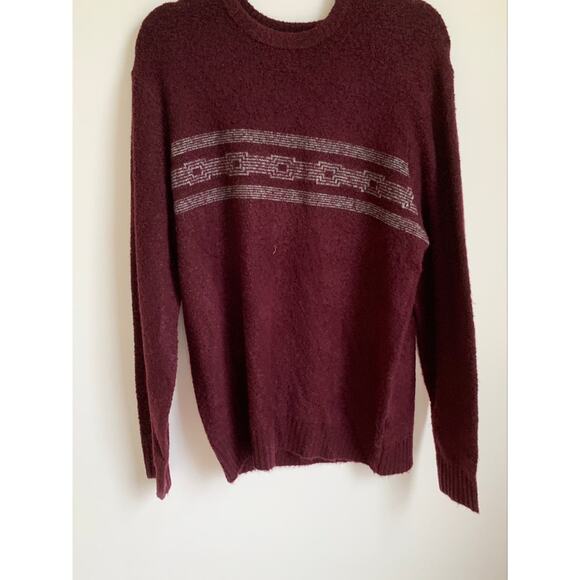 NWT Michael Bastian Striped Crew Neck Sweater Red - Picture 2 of 3